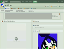 Tablet Screenshot of carol-2-cgn.deviantart.com