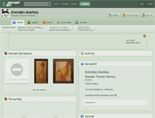 Tablet Screenshot of brendan-sharkey.deviantart.com