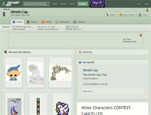 Tablet Screenshot of minish-cap.deviantart.com