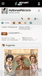 Mobile Screenshot of mybonsaipatroclo.deviantart.com