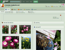 Tablet Screenshot of crimson-shadows-inc.deviantart.com