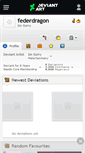 Mobile Screenshot of federdragon.deviantart.com