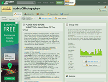 Tablet Screenshot of addictsofphotography.deviantart.com