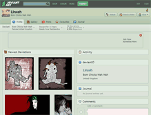 Tablet Screenshot of linxeh.deviantart.com