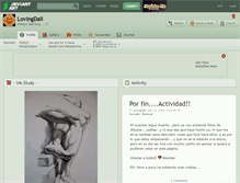 Tablet Screenshot of lovingdali.deviantart.com