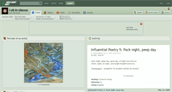 Desktop Screenshot of i-sit-in-silence.deviantart.com
