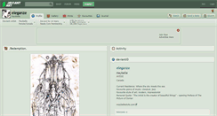 Desktop Screenshot of eleganze.deviantart.com