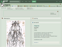 Tablet Screenshot of eleganze.deviantart.com