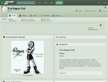 Tablet Screenshot of evo-rogue-club.deviantart.com