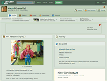 Tablet Screenshot of naomi-the-artist.deviantart.com