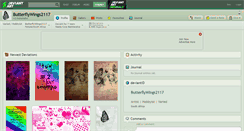 Desktop Screenshot of butterflywings2117.deviantart.com