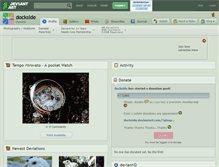 Tablet Screenshot of dockside.deviantart.com