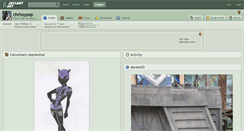 Desktop Screenshot of chrissypop.deviantart.com