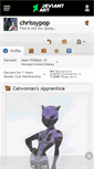 Mobile Screenshot of chrissypop.deviantart.com