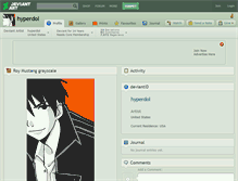 Tablet Screenshot of hyperdol.deviantart.com