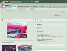 Tablet Screenshot of nortijo.deviantart.com