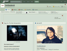 Tablet Screenshot of cemkarabulut.deviantart.com