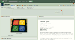 Desktop Screenshot of darkidder.deviantart.com