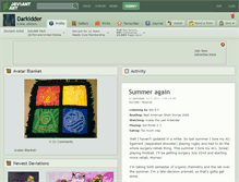 Tablet Screenshot of darkidder.deviantart.com