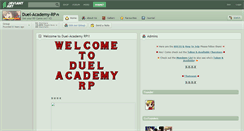 Desktop Screenshot of duel-academy-rp.deviantart.com