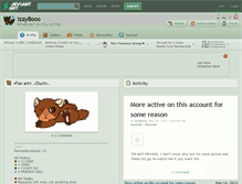 Tablet Screenshot of izzybooo.deviantart.com