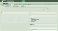 Desktop Screenshot of gaelicwolf.deviantart.com