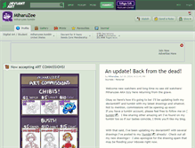 Tablet Screenshot of miharuzee.deviantart.com