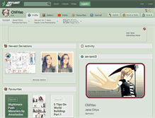 Tablet Screenshot of chiiyoo.deviantart.com