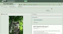 Desktop Screenshot of foxycreationsgallery.deviantart.com