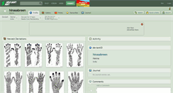 Desktop Screenshot of hinasabreen.deviantart.com