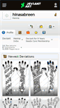 Mobile Screenshot of hinasabreen.deviantart.com