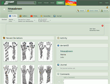 Tablet Screenshot of hinasabreen.deviantart.com