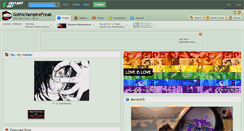 Desktop Screenshot of gothicvampirefreak.deviantart.com