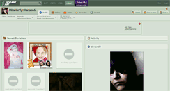Desktop Screenshot of missmarilynmanson6.deviantart.com