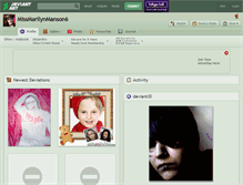 Tablet Screenshot of missmarilynmanson6.deviantart.com
