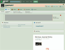 Tablet Screenshot of noapplesplz1.deviantart.com