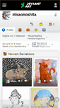 Mobile Screenshot of misaomoshita.deviantart.com
