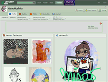 Tablet Screenshot of misaomoshita.deviantart.com