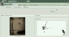 Desktop Screenshot of death-of-season.deviantart.com