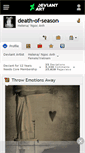 Mobile Screenshot of death-of-season.deviantart.com