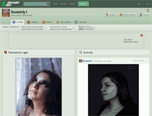 Tablet Screenshot of iloveonly1.deviantart.com