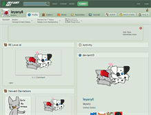 Tablet Screenshot of leyany8.deviantart.com