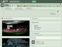 Tablet Screenshot of h3rgot.deviantart.com