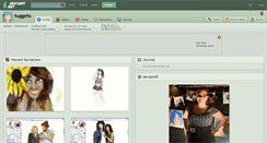 Desktop Screenshot of huggehs.deviantart.com