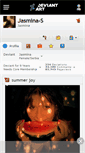 Mobile Screenshot of jasmina-s.deviantart.com