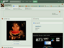 Tablet Screenshot of jasmina-s.deviantart.com