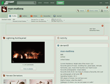 Tablet Screenshot of mon-mothma.deviantart.com