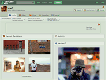 Tablet Screenshot of kooft.deviantart.com