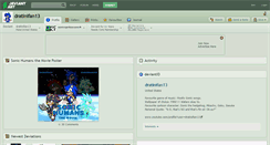 Desktop Screenshot of dratinifan13.deviantart.com