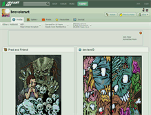 Tablet Screenshot of brewsterart.deviantart.com